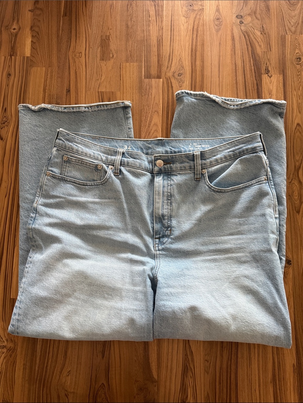 J. Crew Light Blue Women’s Wide-Leg Jeans - 33